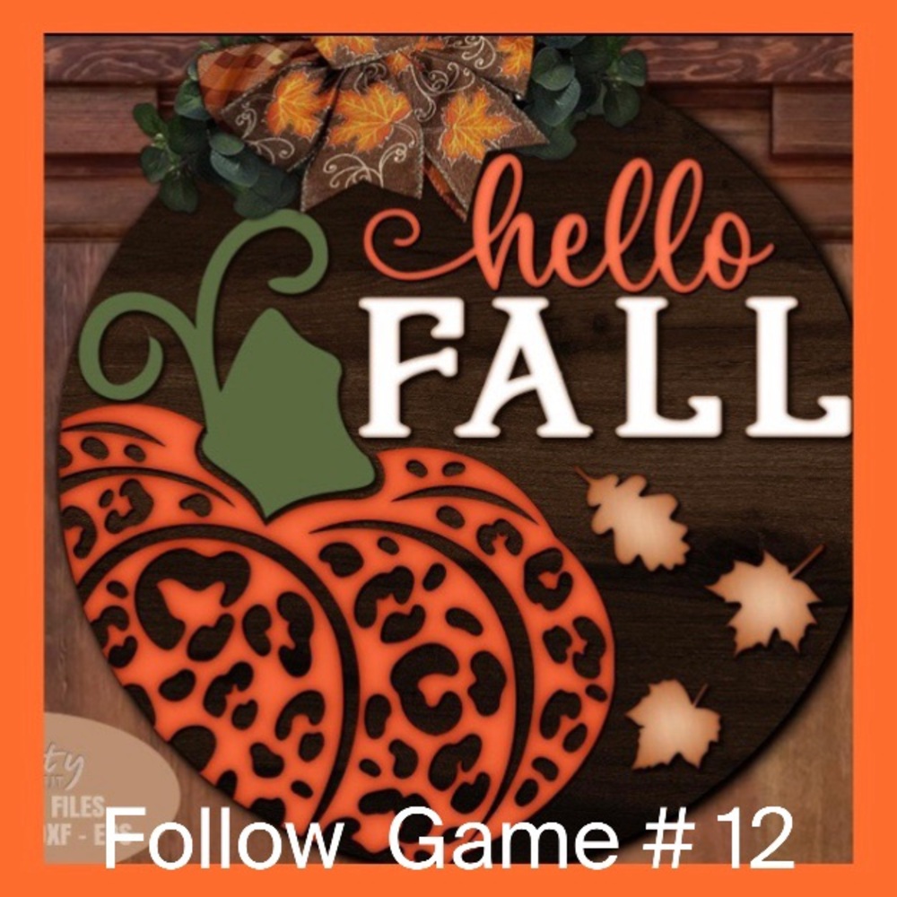 New Follow Game 12 💥Follow Game # 12💥